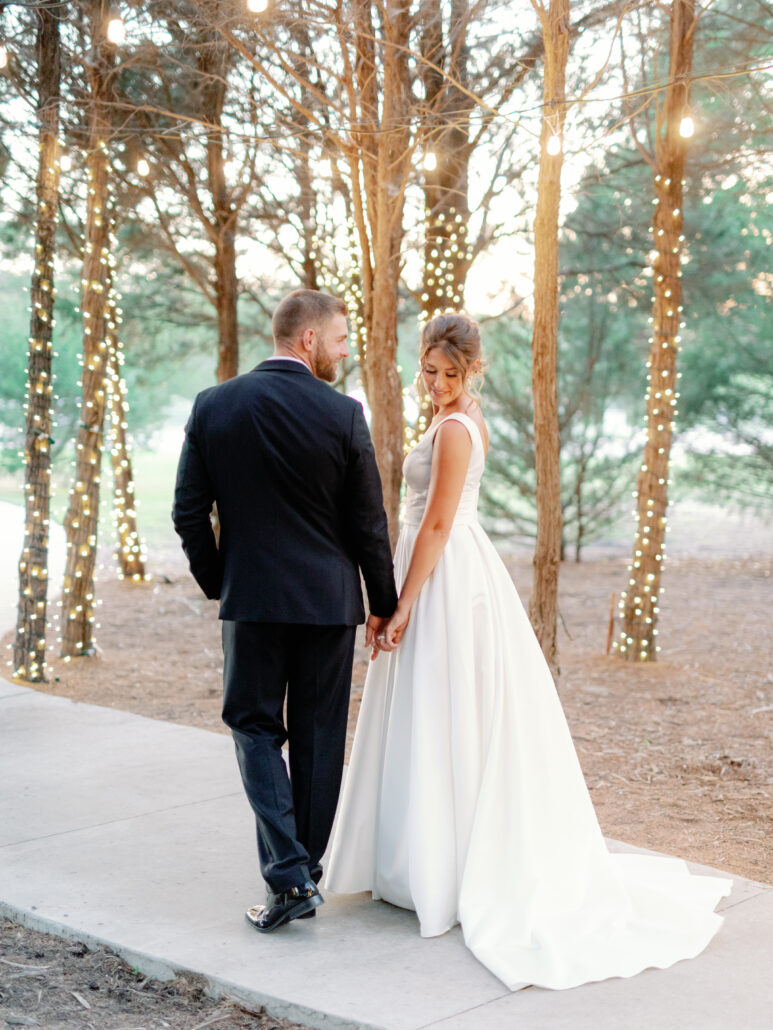 Wedding-at-Hidden-Creek-Texas-Dallas-TX-Outdoor-Ceremony-June-Summer-Woods-Classic-Satin-Dress-Blue-Decor-Kelsey-LaNae-Photography-0738 Wedding at Hidden Creek Texas Dallas TX Outdoor Ceremony June Summer Woods Classic Satin Dress Blue Decor Kelsey LaNae Photography