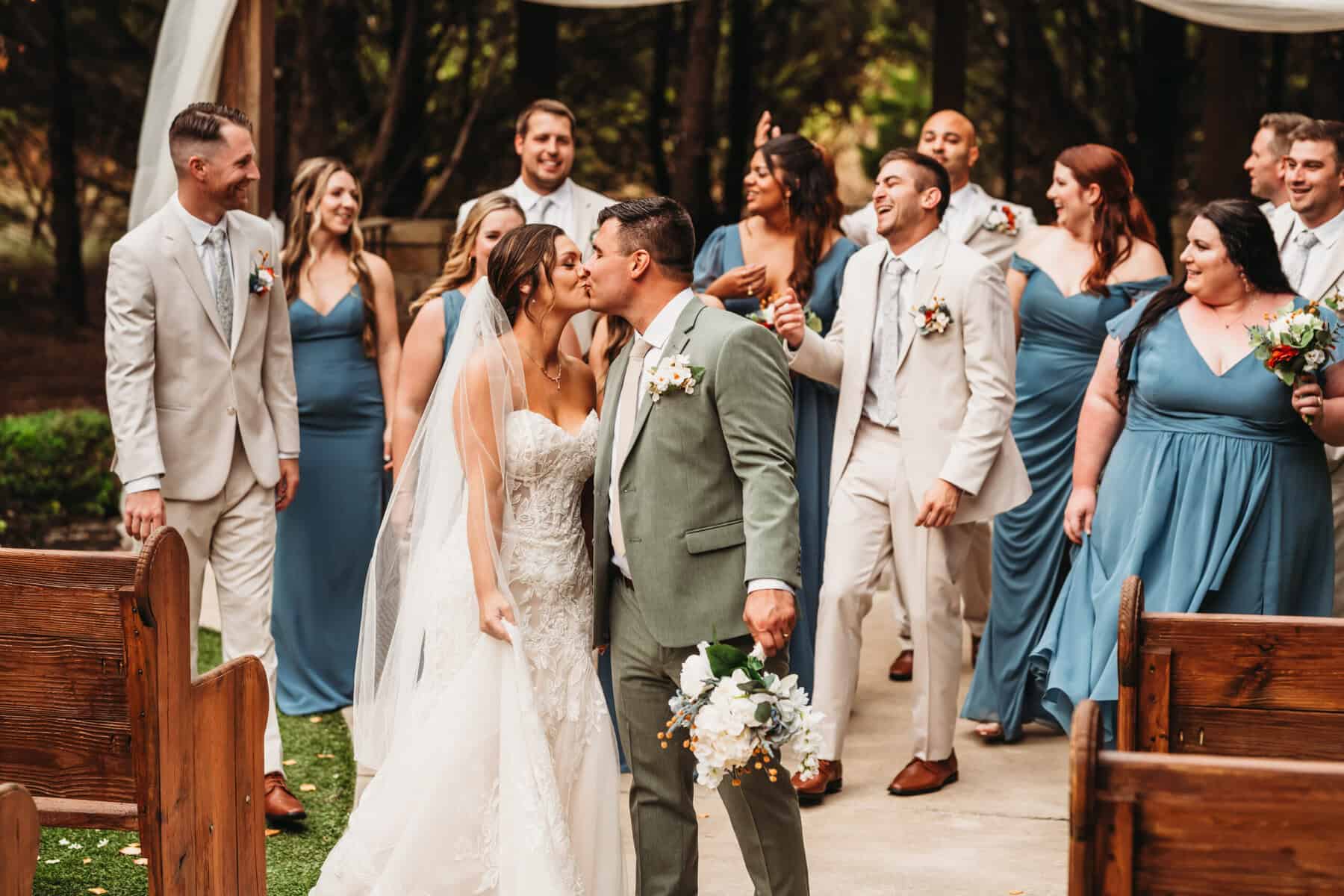 Hidden Creek in-house catering, elegant wedding appetizers, gourmet entrees, plated meals, buffet display, fresh ingredients, wedding reception dining, Rockwall TX catering, Hidden Creek's Summer 2025 Open House near Lake Ray Hubbard Rockwall, TX